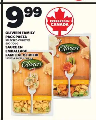 Independent Grocer OLIVIERI FAMILY PACK PASTA, 500-700 G offer