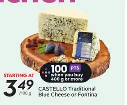 Sobeys CASTELLO Traditional Blue Cheese or Fontina offer