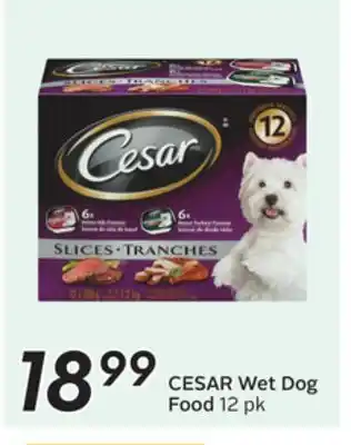 Sobeys CESAR Wet Dog Food offer