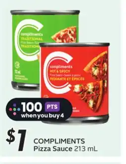 Sobeys COMPLIMENTS Pizza Sauce offer