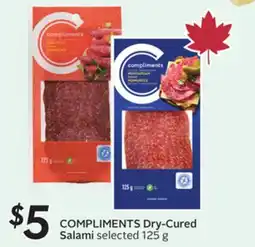 Sobeys COMPLIMENTS Dry-Cured Salami offer