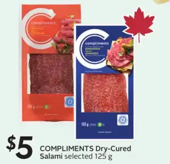 Sobeys COMPLIMENTS Dry-Cured Salami offer