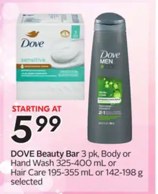 Sobeys DOVE Beauty Bar offer