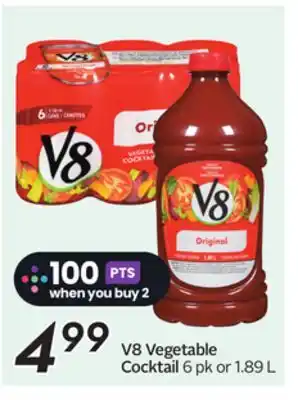 Sobeys V8 Vegetable Cocktail offer