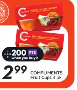 Sobeys COMPLIMENTS Fruit Cups offer