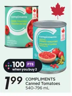 Sobeys COMPLIMENTS Canned Tomatoes offer