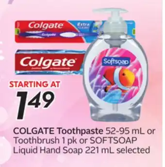 Sobeys COLGATE Toothpaste offer