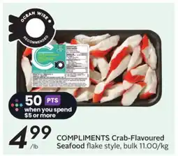 Sobeys COMPLIMENTS Crab-Flavoured Seafood offer