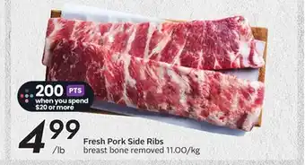 Sobeys Fresh Pork Side Ribs offer