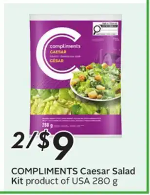 Sobeys COMPLIMENTS Caesar Salad Kit offer