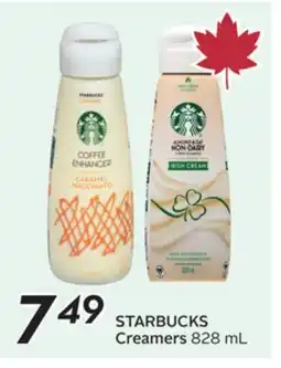 Sobeys STARBUCKS Creamers offer