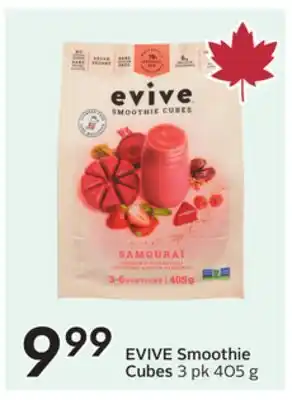 Sobeys EVIVE Smoothie Cubes offer