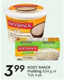 Sobeys KOZY SHACK Pudding offer