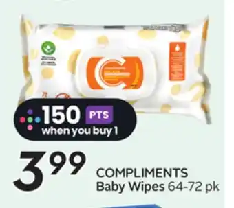 Sobeys COMPLIMENTS Baby Wipes offer