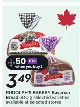 Sobeys RUDOLPH'S BAKERY Bavarian Bread offer