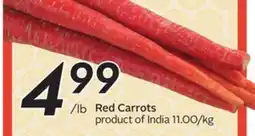 Sobeys Red Carrots offer