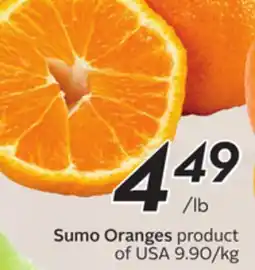 Sobeys Sumo Oranges - Citrus Fest offer