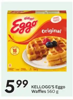 Sobeys KELLOGG'S Eggo Waffles offer