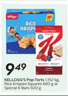 Sobeys KELLOGG'S Pop-Tarts offer