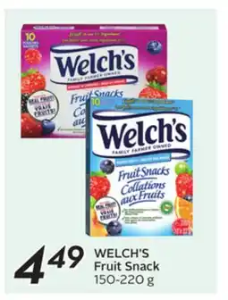 Sobeys WELCH'S Fruit Snack offer