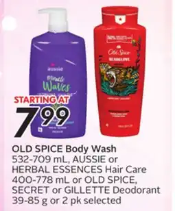 Sobeys OLD SPICE Body Wash offer