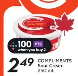 Sobeys COMPLIMENTS Sour Cream offer