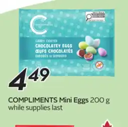 Sobeys COMPLIMENTS Mini Eggs offer