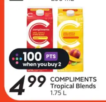 Sobeys COMPLIMENTS Tropical Blends offer