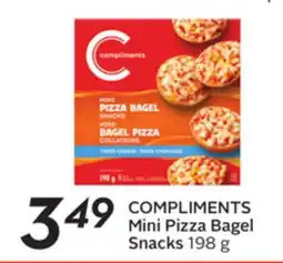 Sobeys COMPLIMENTS Mini Pizza Bagel Snacks offer