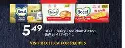 Sobeys BECEL Dairy Free Plant-Based Butter offer