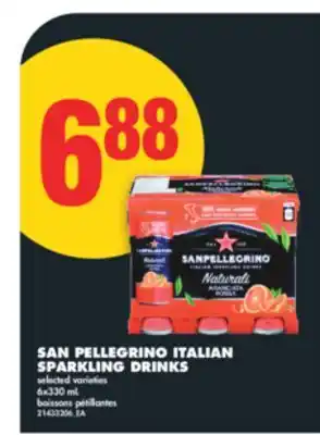 No Frills SAN PELLEGRINO ITALIAN SPARKLING DRINKS, 6X330 ML offer