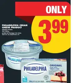 No Frills PHILADELPHIA CREAM CHEESE PRODUCT, 227/250 G offer