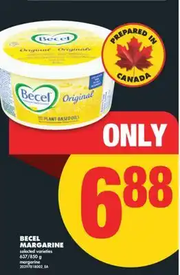 No Frills BECEL MARGARINE, 637/850 G offer