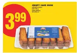 No Frills CRISPY CAKE RUSK, 650-750 G offer