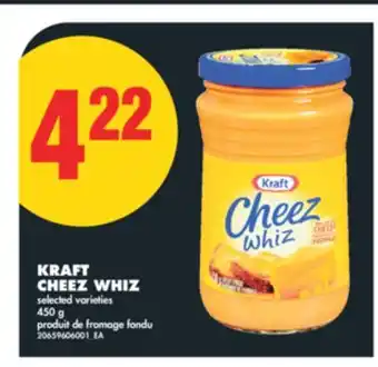 No Frills KRAFT CHEEZ WHIZ, 450 G offer