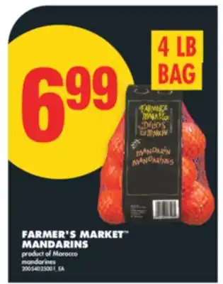 No Frills FARMER'S MARKET MANDARINS, 4 LB BAG offer