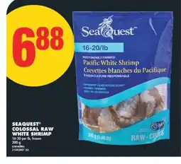 No Frills SEAQUEST COLOSSAL RAW WHITE SHRIMP, 300 G offer