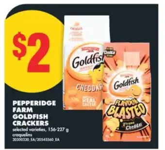 No Frills PEPPERIDGE FARM GOLDFISH CRACKERS, 156-227 G offer