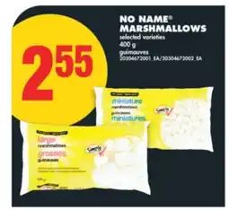 No Frills NO NAME MARSHMALLOWS, 400 G offer