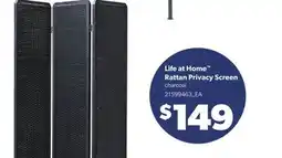 Real Canadian Superstore LIFE AT HOME RATTAN PRIVACY SCREEN offer