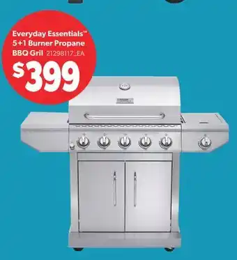 Real Canadian Superstore EVERYDAY ESSENTIALS 5+1 BURNER PROPANE BBQ GRIL offer