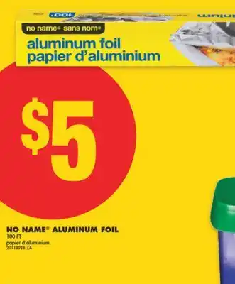 No Frills NO NAME ALUMINUM FOIL, 100 FT offer