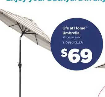 Real Canadian Superstore LIFE AT HOME UMBRELLA offer