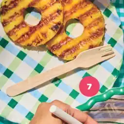 Real Canadian Superstore LIFE AT HOME GREEN PLAID SIDE PLATE offer