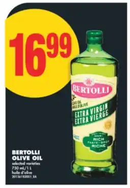 No Frills BERTOLLI OLIVE OIL, 750 mL/1 L offer