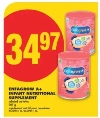 No Frills ENFAGROW A + INFANT NUTRITIONAL SUPPLEMENT, 907 G offer