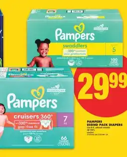 No Frills PAMPERS ECONO PACK DIAPERS, 58-180'S offer