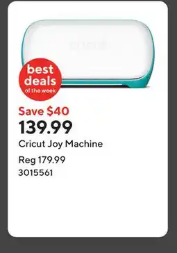 Staples Cricut Joy Machine offer