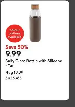 Staples Sully Glass Bottle with Silicone - Tan offer