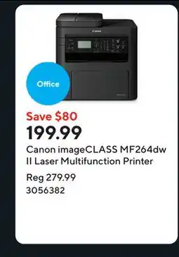 Staples Canon imageCLASS MF264dw II Laser Multifunction Printer offer